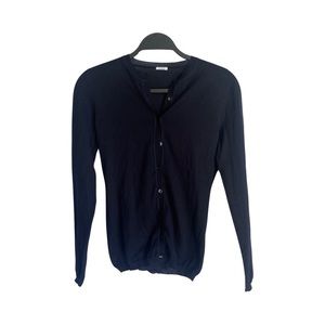 Malo blue cashmere cardigan size small